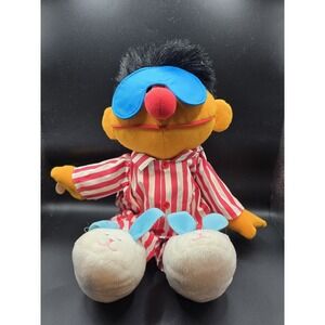Vintage 1996 Tyco Sesame Street Sing Sleep Snore Ernie Pjs Toy Tested Works